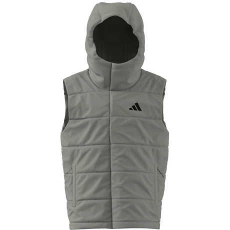 ADIDAS - Gilet In Piumino Con Cappuccio Helionic CLIMAWARM - Uomo - Grey - image 7