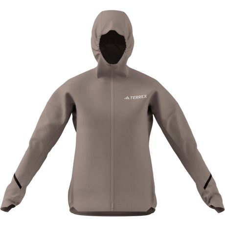 ADIDAS - Giacca TERREX Xperior 2.5 Layer Light CLIMAPROOF - Donna - Brown - image 9