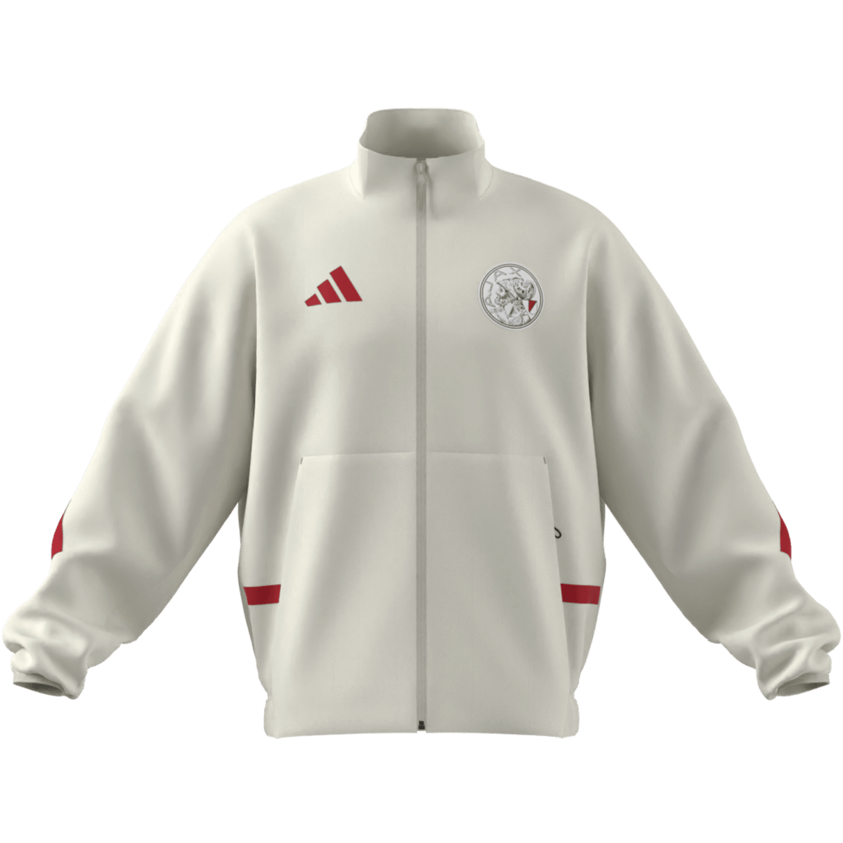 ADIDAS - Ajax Amsterdam Z.N.E. Anthem Jacket - Uomo - White - image 7