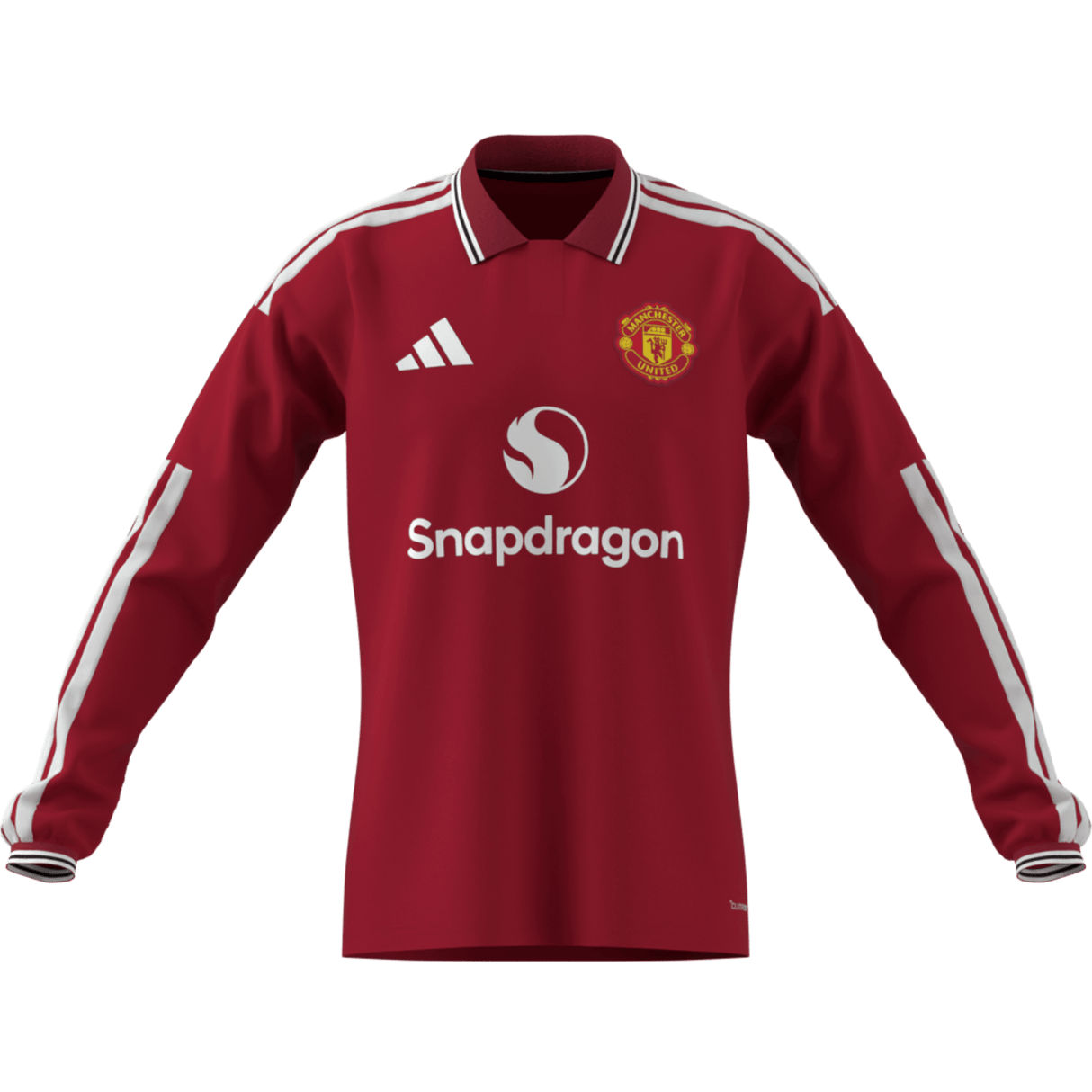 ADIDAS - Manchester United 26/27 Home Jersey Long Sleeve - Uomo - Red - image 8