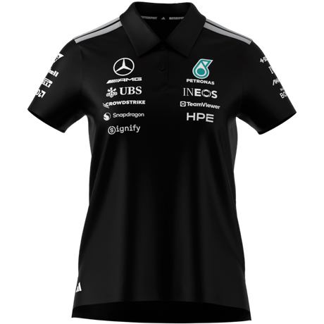ADIDAS - Mercedes - Amg Petronas Formula 1 Team Engineers Polo Regular - Donna - Black - image 8