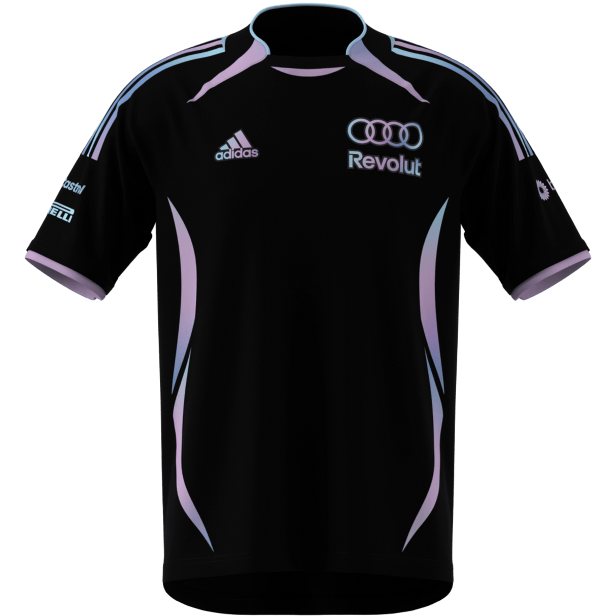 ADIDAS - Audi Revolut Formula One Team 2026 Teamgeist Authentic Driver Jersey - Uomo - Black - image 7