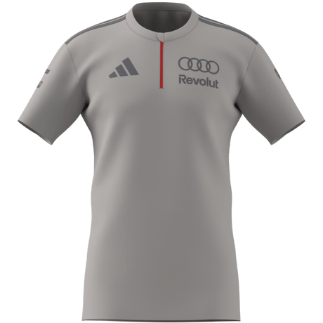 ADIDAS - Audi Revolut Formula One Team 2026 Engineers & Marketing Polo Short Sleeve - Uomo - Grey - image 8