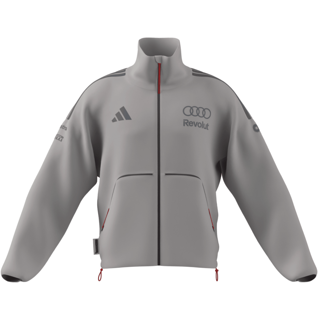 ADIDAS - Audi Revolut Formula One Team 2026 Engineers & Marketing Track Top - Uomo - Grey - image 8