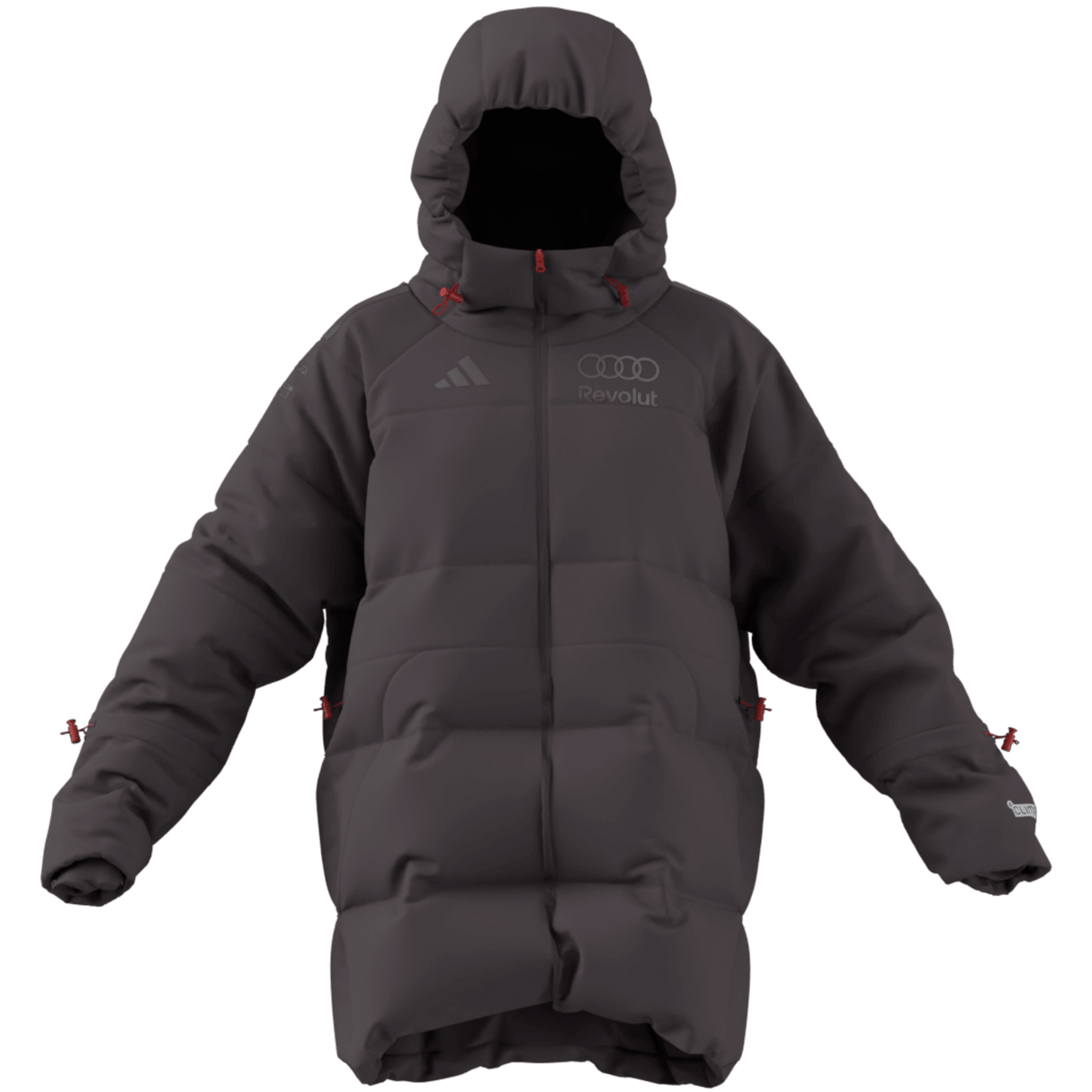 ADIDAS - Audi Revolut Formula One Team 2026 Engineers & Marketing Winter Jacket - Donna - Grey - image 8