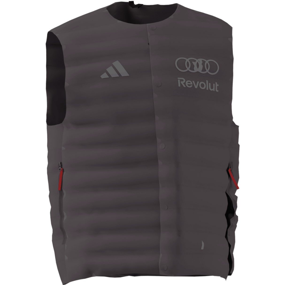 ADIDAS - Audi Revolut Formula One Team 2026 Engineers & Marketing Padded Vest - Uomo - Black - image 8