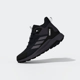 ADIDAS - TERREX Anylander Leather Mid Hiking Shoes - Donna - Grey - image 10