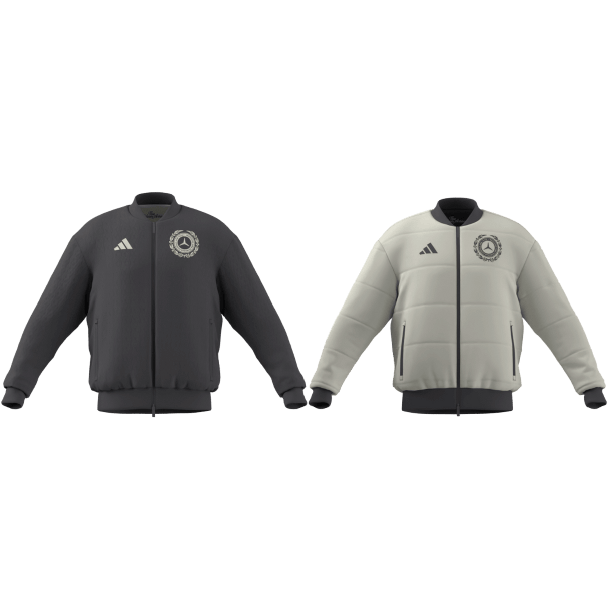 ADIDAS - Mercedes - Amg Petronas Formula 1 Team Silver Arrows Icon Jacket - Uomo - Grey - image 9