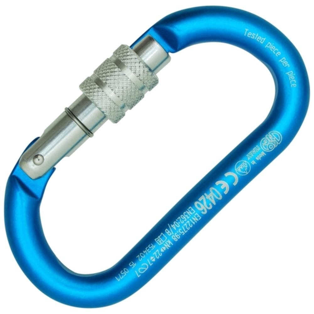 KONG OVAL ALU CLASSIC SCREW SLEEVEAZZURRO