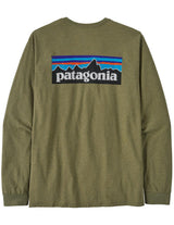 Patagonia long sleeved p6 logo responsibiliti tee uomo