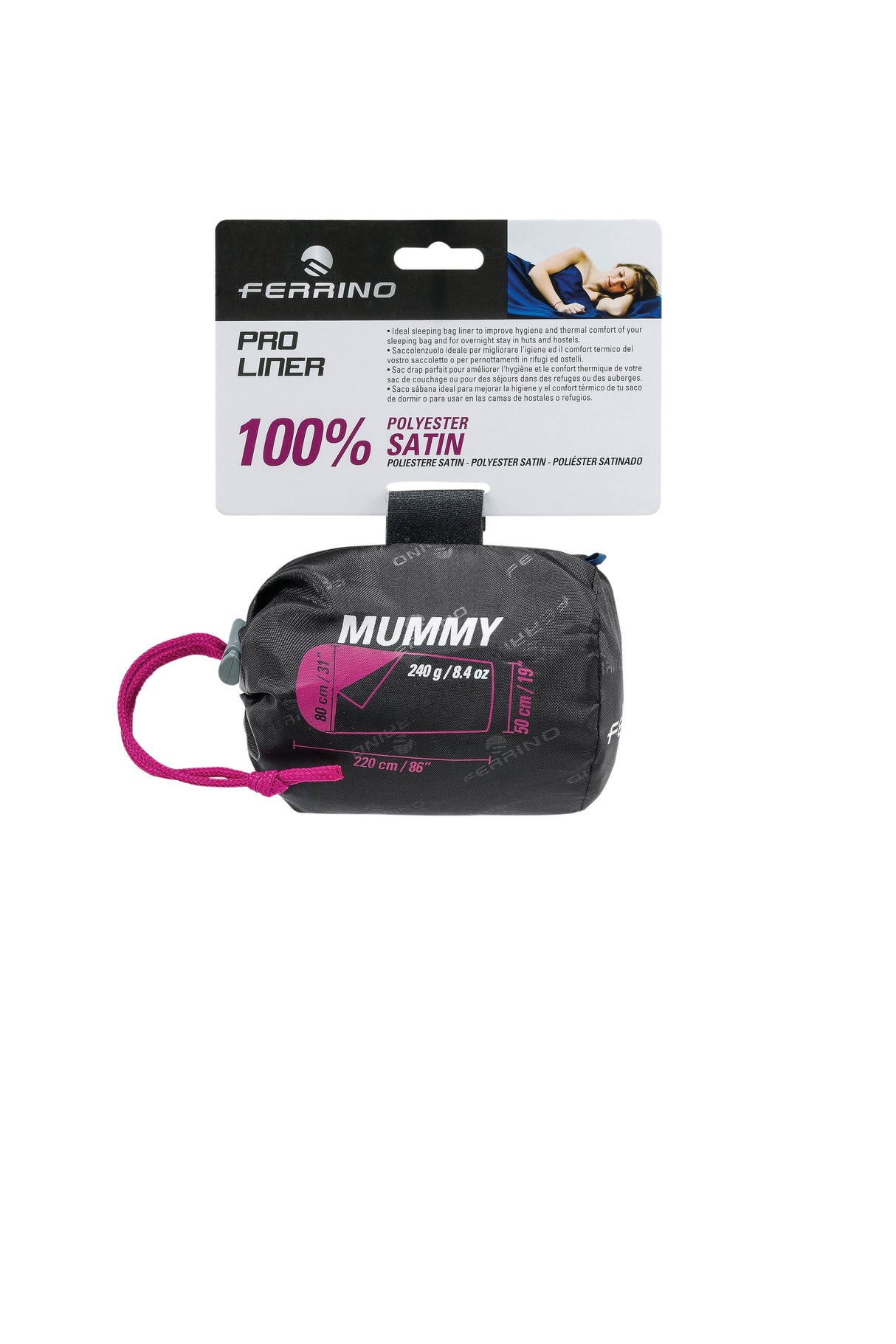 FERRINO - SACCO LENZUOLO PRO LINER MUMMY