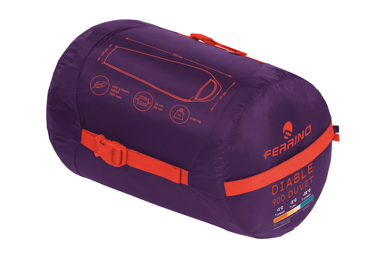 FERRINO - SACCO DIABLE 900 DUVET RDS DOWN