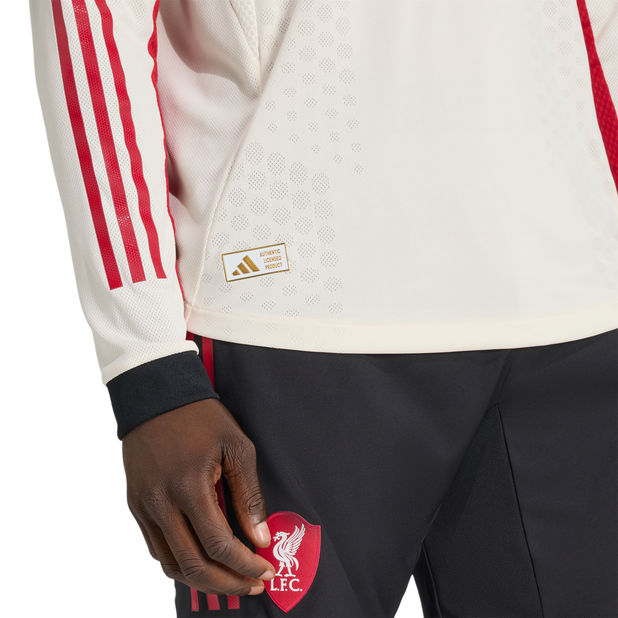 ADIDAS - Liverpool Fc 25/26 Away Authentic Jersey Longsleeve - Uomo - Black - image 8