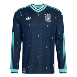 ADIDAS - Germany 26 Away Authentic Long Sleeve Jersey - Uomo - Blue - image 1
