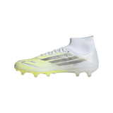 ADIDAS - Scarpe Da Calcio Per Terreni Naturali Compatti/Superfici In Erba Artificiale F50 Sparkfusion Pro Mid Cut - Donna - White - image 4