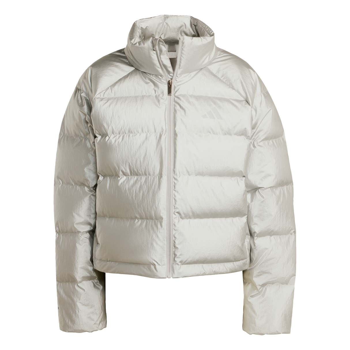 ADIDAS - Piumino Helionic Holiday CLIMAWARM - Donna - Silver - image 1