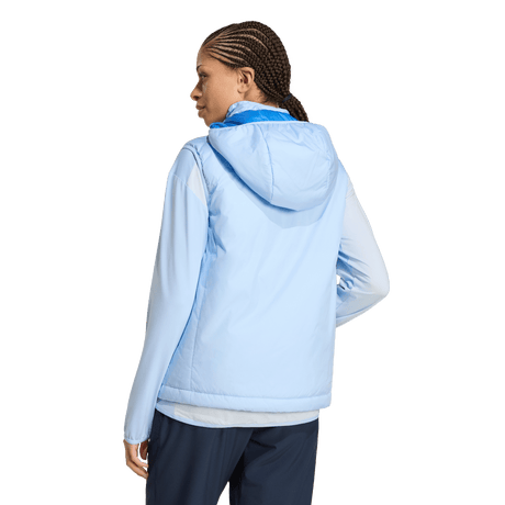 ADIDAS - TERREX Multi CLIMAWARM Insulated Hooded Vest - Donna - Blue - image 3
