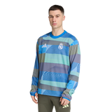 ADIDAS - Real Madrid 25/26 Pre-Match Warm Top - Uomo - Blue - image 2