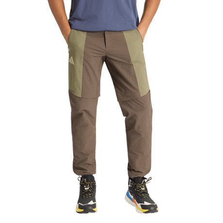 ADIDAS - Pantaloni TERREX Xperior Utilitas Clima365 Zip-Off - Uomo - Green - image 2
