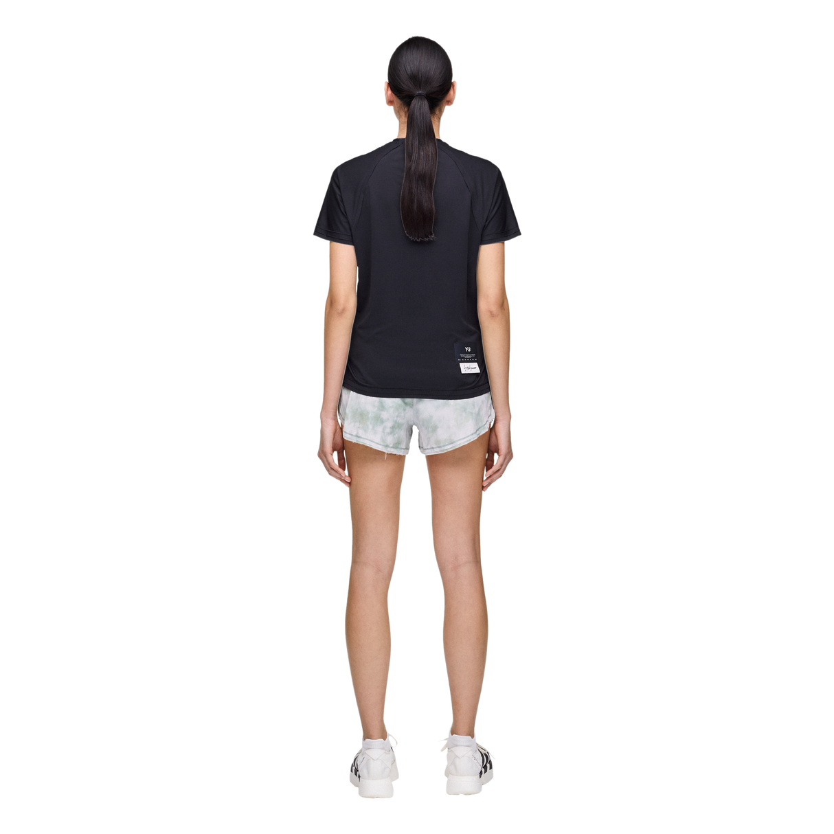 ADIDAS - Y-3 Aop Running Shorts - Donna - Multicolor - image 3