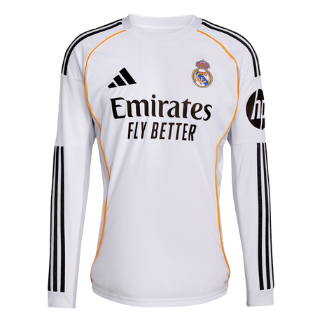 ADIDAS - Maglia Home Long Sleeve Real Madrid 25/26 - Uomo - White - image 1
