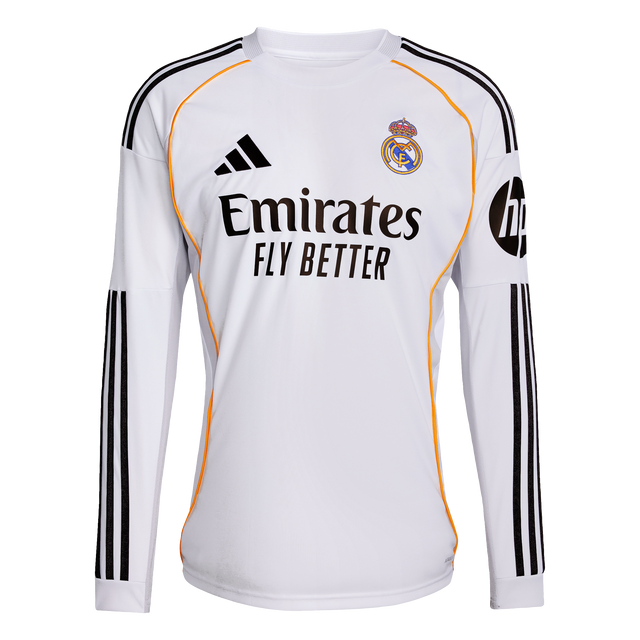 ADIDAS - Maglia Home Long Sleeve Real Madrid 25/26 - Uomo - White - image 1