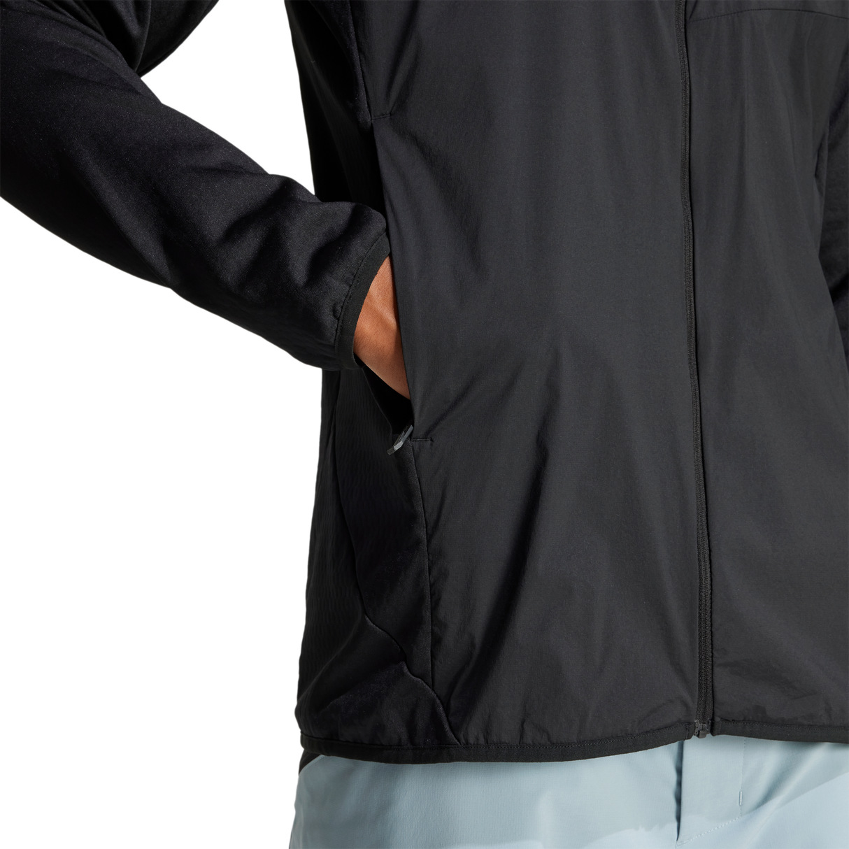 ADIDAS - Giacca Con Cappuccio TERREX Xperior CLIMAWARM+ Wind Light Fleece - Uomo - image 5