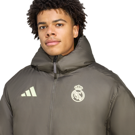 ADIDAS - Real Madrid Seasonal Down Jacket - Uomo - Grey - image 7