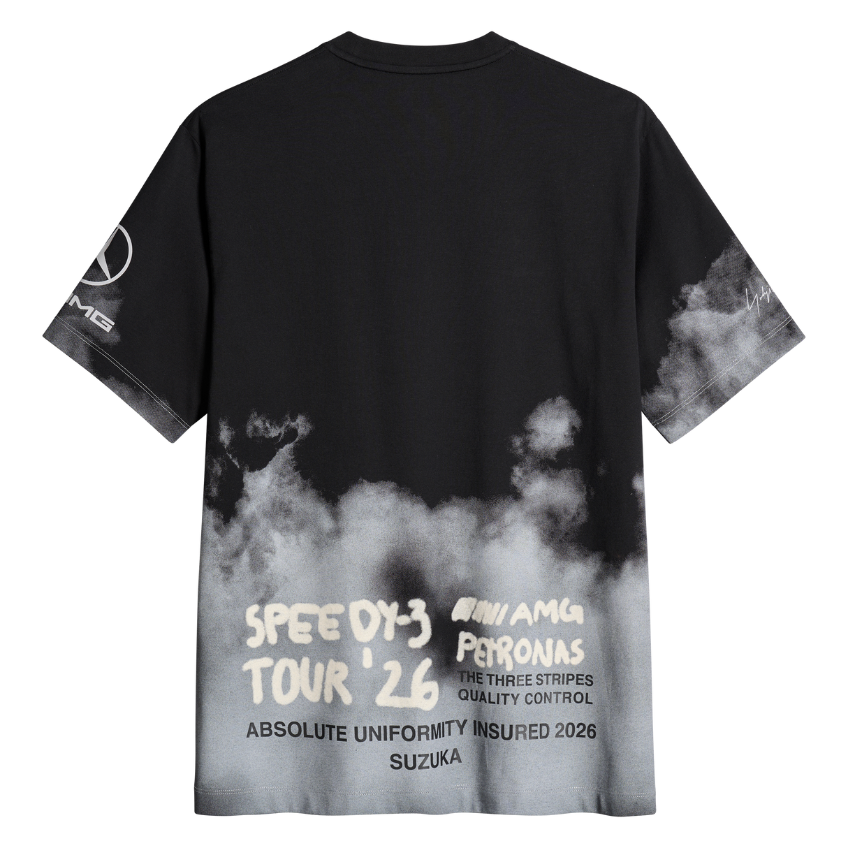 ADIDAS - Y-3 Mercedes - Amg Petronas Formula 1 Team Tour Short Sleeve Tee - Black - image 10