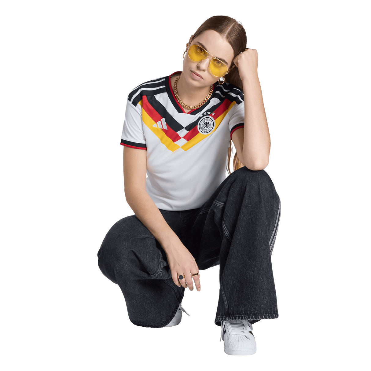 ADIDAS - Maglia Home Germania 26 - Donna - White - image 5