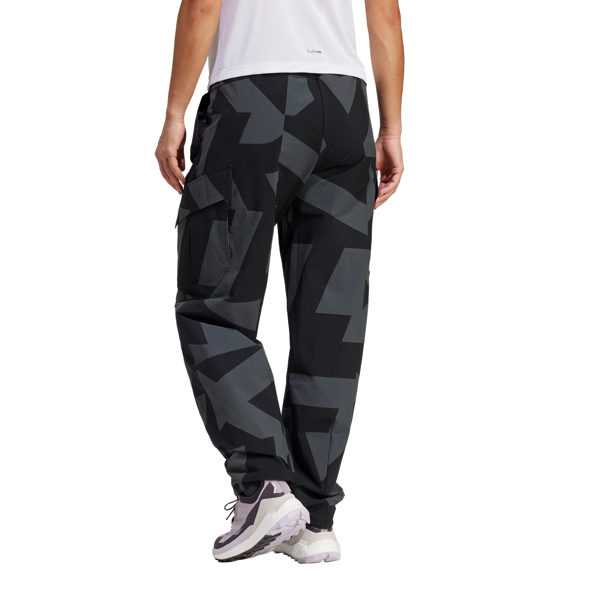 ADIDAS - Pantaloni TERREX Xploric Cargo Printed - Donna - Black - image 3