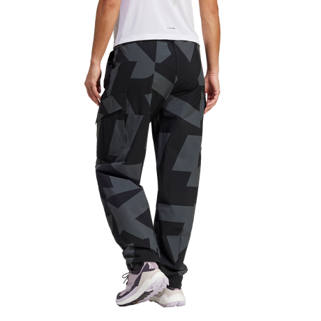 ADIDAS - Pantaloni TERREX Xploric Cargo Printed - Donna - Black - image 3