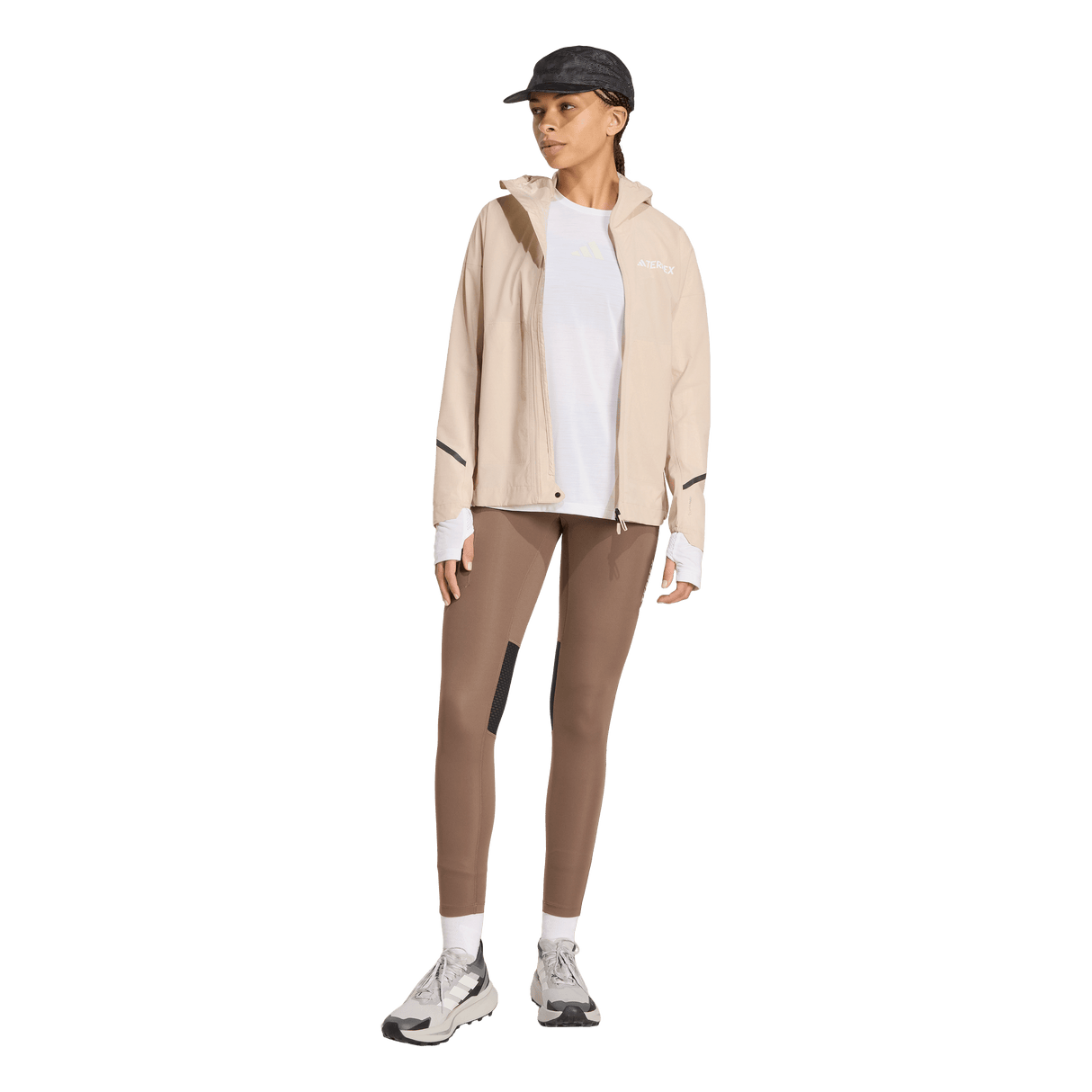 ADIDAS - Giacca TERREX Xperior 2.5 Layer Light CLIMAPROOF - Donna - Brown - image 5