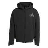 ADIDAS - Z.N.E. Adidas Felpa Con Cappuccio Premium A Zip Intera - Uomo - Black - image 1