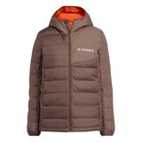 ADIDAS - Giacca TERREX Multi Light Down CLIMAWARM Hooded - Donna - Brown - image 1