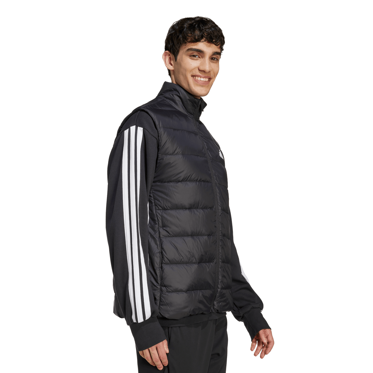 ADIDAS - Essentials CLIMAWARM 3 Stripes Light Down Vests - Uomo - Black - image 4