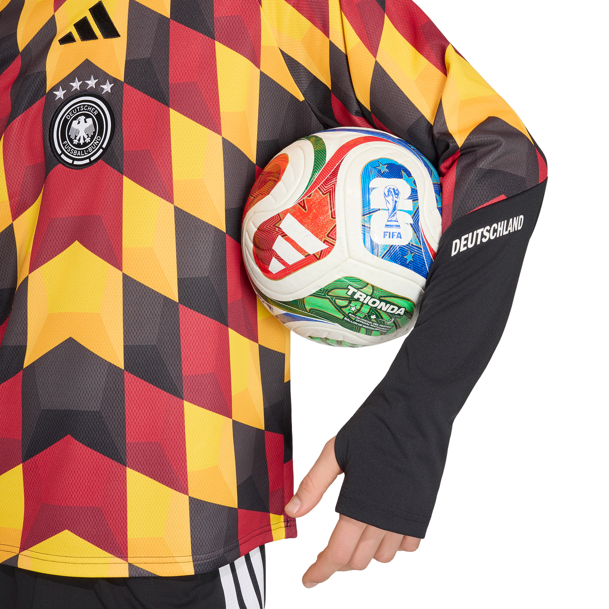 ADIDAS - Germany 26 Home Pre Match Warm Top - Uomo - Black - image 6