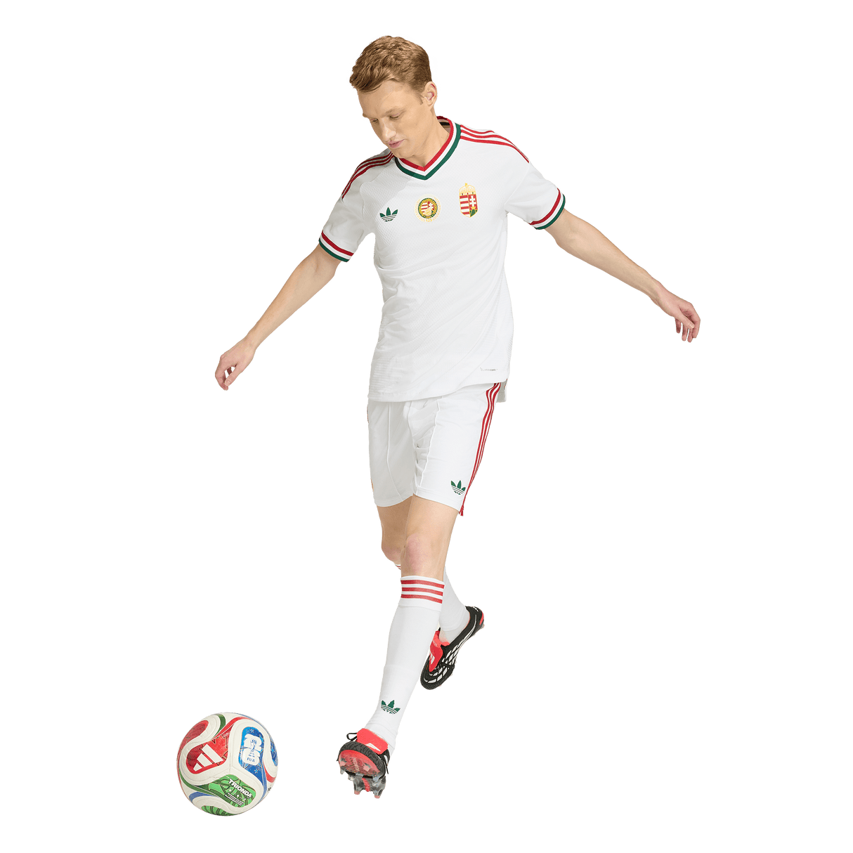 ADIDAS - Hungary 26 Away Authentic Jersey - Uomo - White - image 5