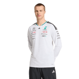 ADIDAS - Maglia Autentica A Maniche Lunghe Mercedes-Amg Petronas Formula 1 Team Driver - Uomo - image 2