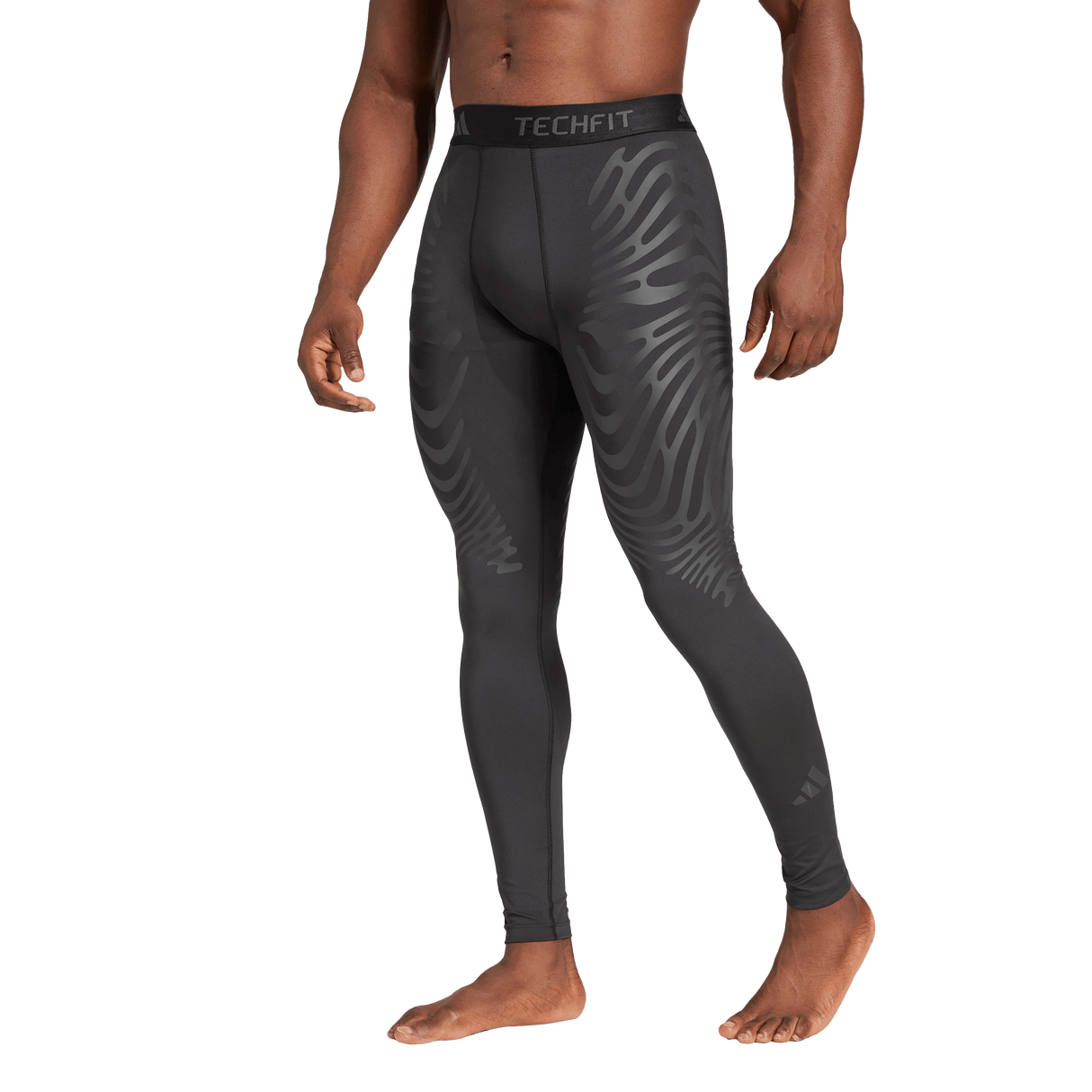 ADIDAS - TECHFIT Control Training Long Tights - Uomo - Black - image 3