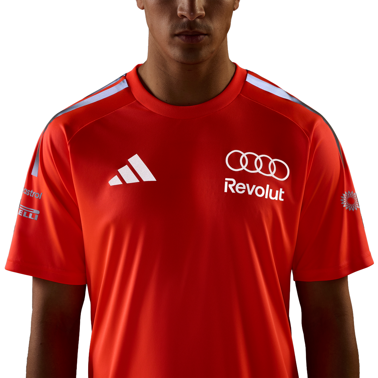 ADIDAS - Audi Revolut Formula One Team 2026 Set Up Tee - Uomo - Red - image 7