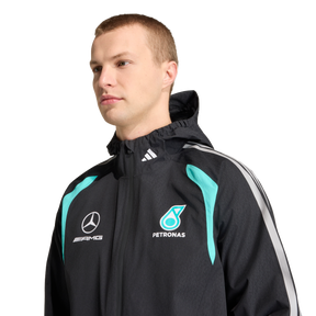 ADIDAS - Giacca Mercedes - Amg Petronas Formula 1 Team Mechanics Rain - Uomo - Black - image 6