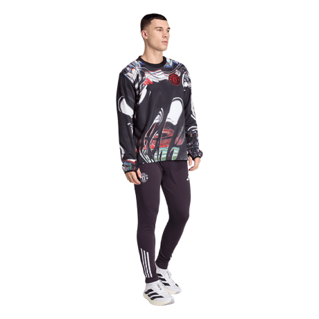 ADIDAS - Manchester United 25/26 Pre Match Warm Top - Uomo - Black - image 4