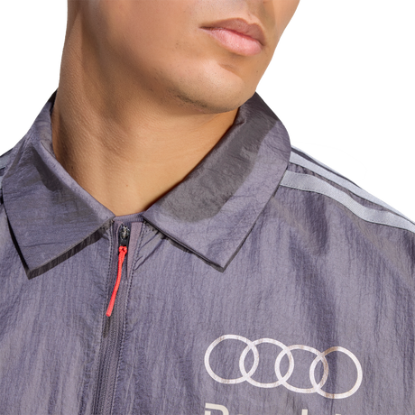 ADIDAS - Audi Revolut Formula One Team 2026 Driver Paddock Jacket - Uomo - Black - image 6