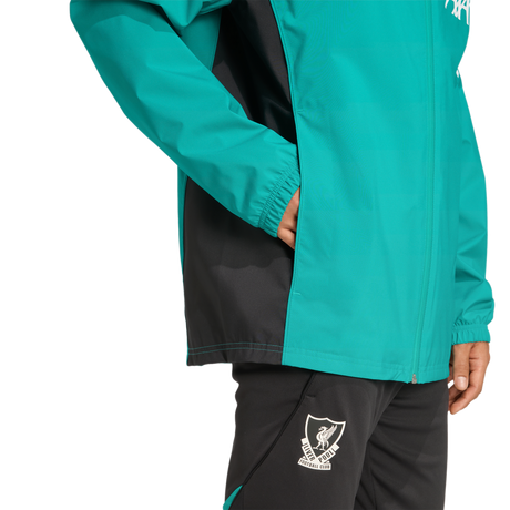 ADIDAS - Liverpool Fc 25/26 European Rain Jacket - Uomo - Black - image 6