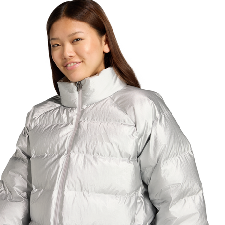 ADIDAS - Piumino Helionic Holiday CLIMAWARM - Donna - Silver - image 6
