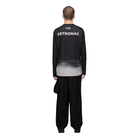 ADIDAS - Y-3 Mercedes - Amg Petronas Formula 1 Team Mechanics Long Sleeve Jersey - Black - image 3