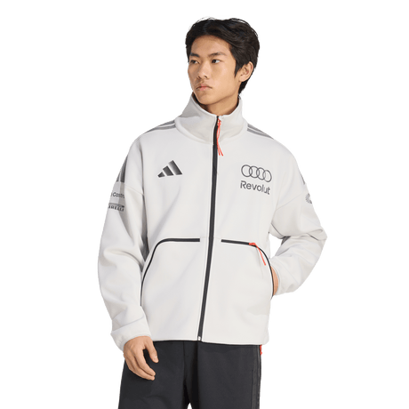 ADIDAS - Audi Revolut Formula One Team 2026 Engineers & Marketing Track Top - Uomo - Grey - image 2