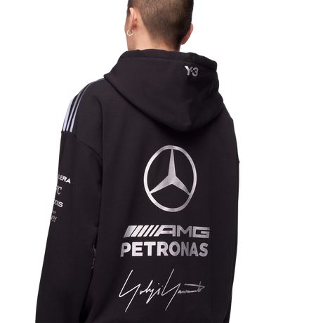 ADIDAS - Y-3 Mercedes - Amg Petronas Formula 1 Team Hoodie - Black - image 7