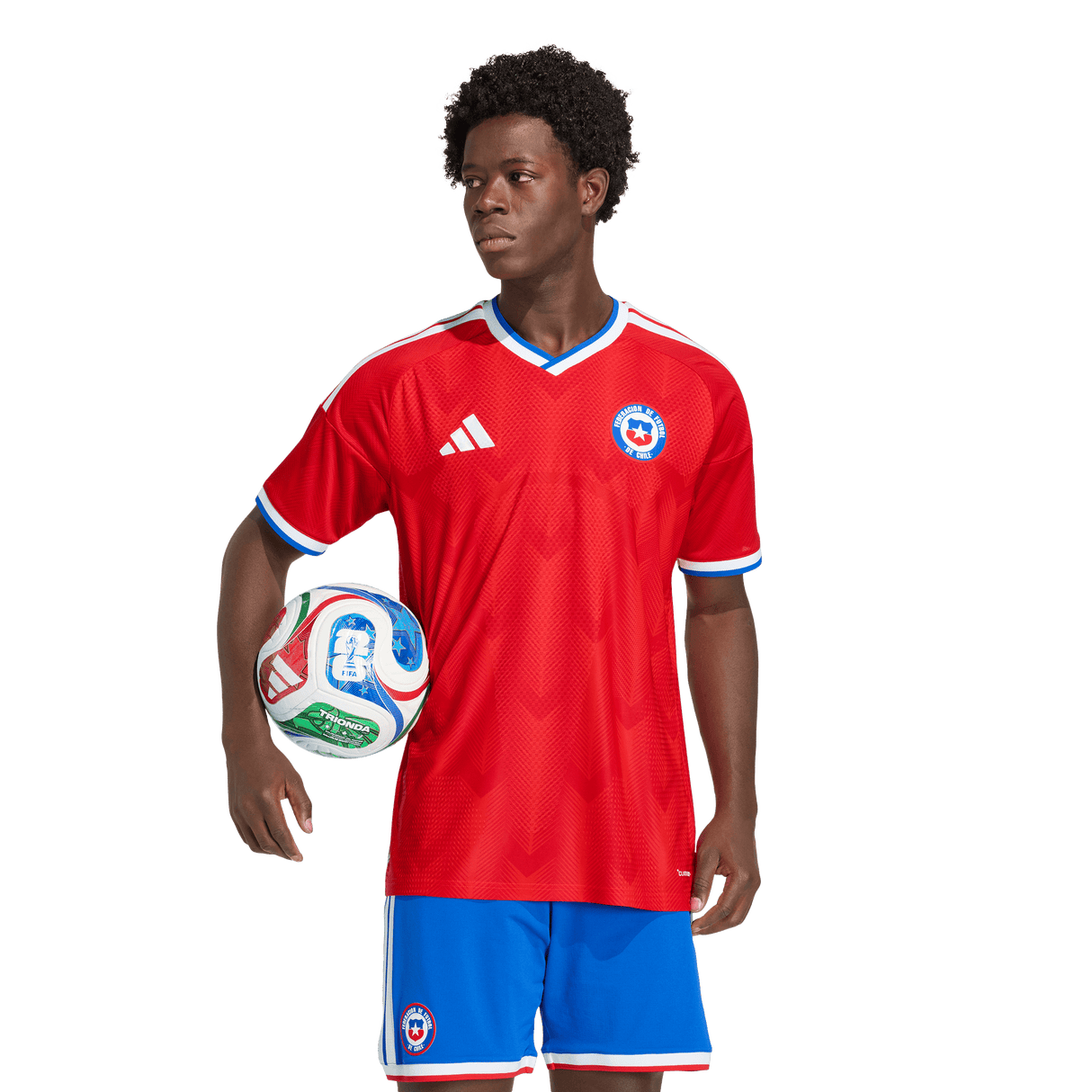 ADIDAS - Chile 26 Home Authentic Jersey - Uomo - Red - image 3